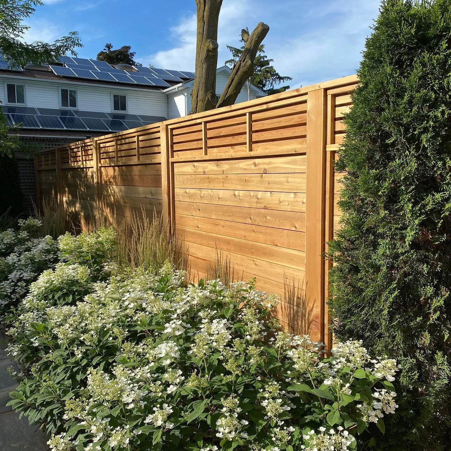 Almost every piece of cedar was milled down to a custom dimension to put this beautiful fence together. @EchoBeachConstruction and I enjoyed every moment, there&rsquo;s nothing like bringing something with this type of detail to life.