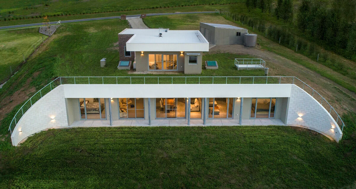 Earth Shelter Home, innovative underground luxury house — Olsson Building