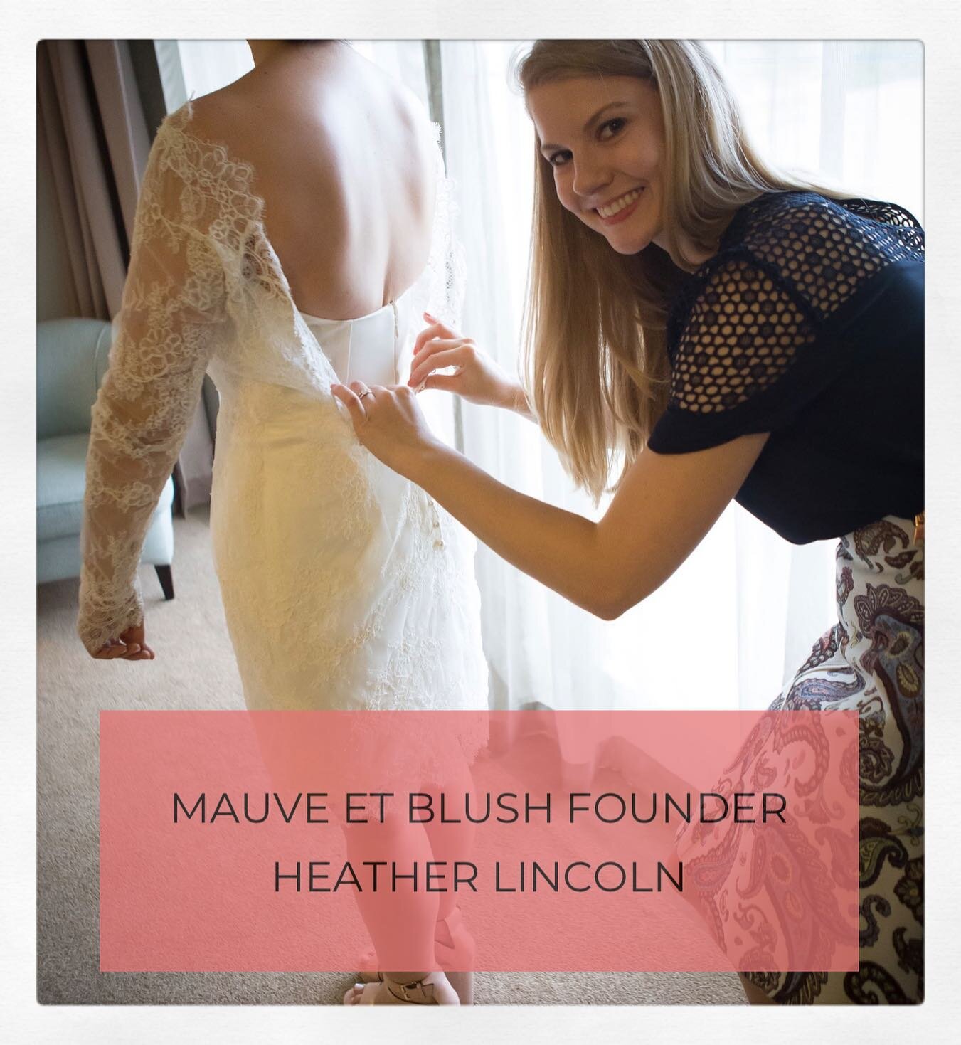 It was such an amazing opportunity to cover @mauveetblush as our first Small Business of the Month.

Mauve et Blush was started by Heather Lincoln right here in Los Angeles. The sophisticated bridal boutique offers chic, beautiful and whimsical brida