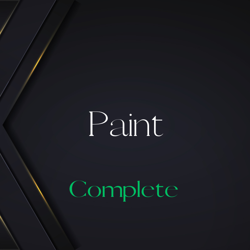 A dark, sleek background with the word 'Paint' in the center.