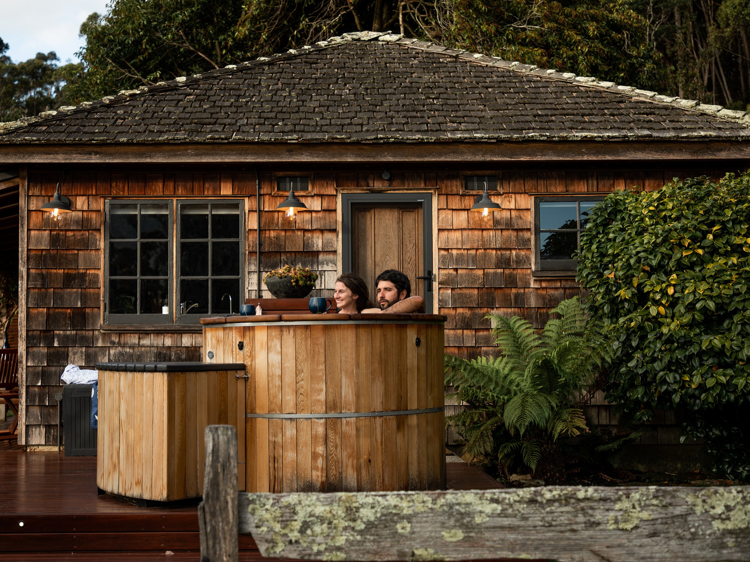 Views from the hot tub - Cedar Cottage Meander