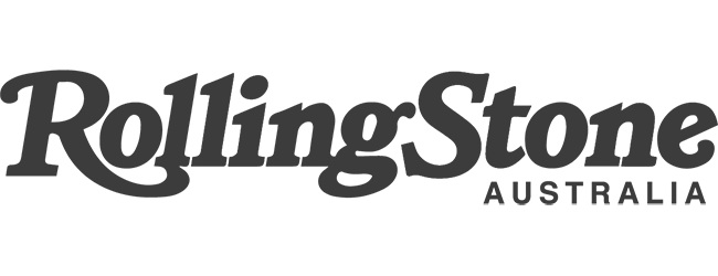 Black & white Rolling Stone Australia logo
