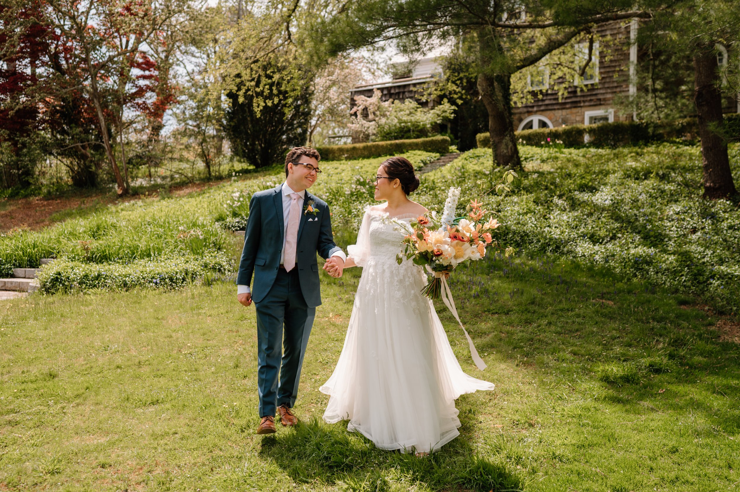 A Spring Wedding Celebration At Overbrook House