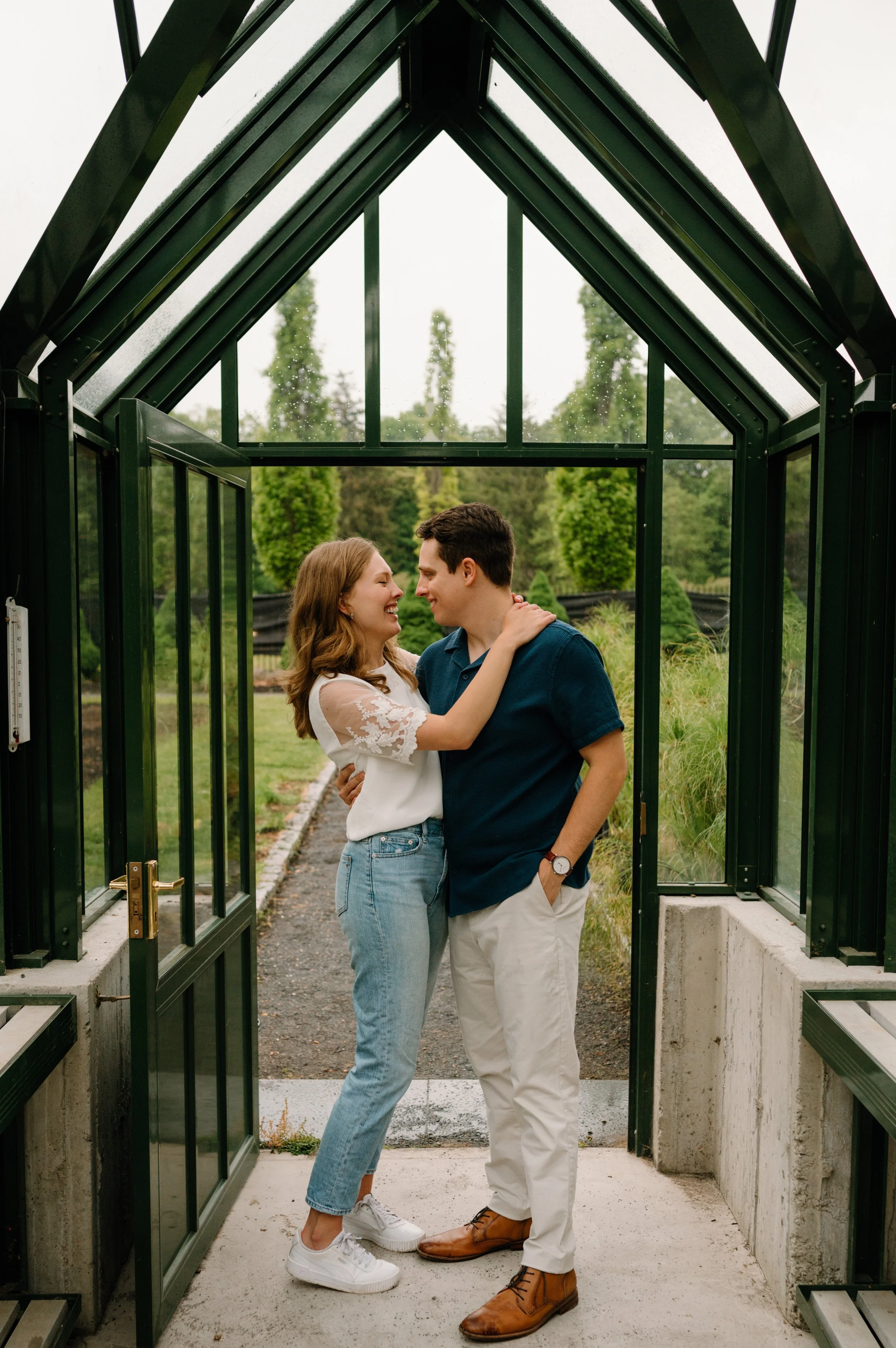 Elm Bank Spring Engagement Session