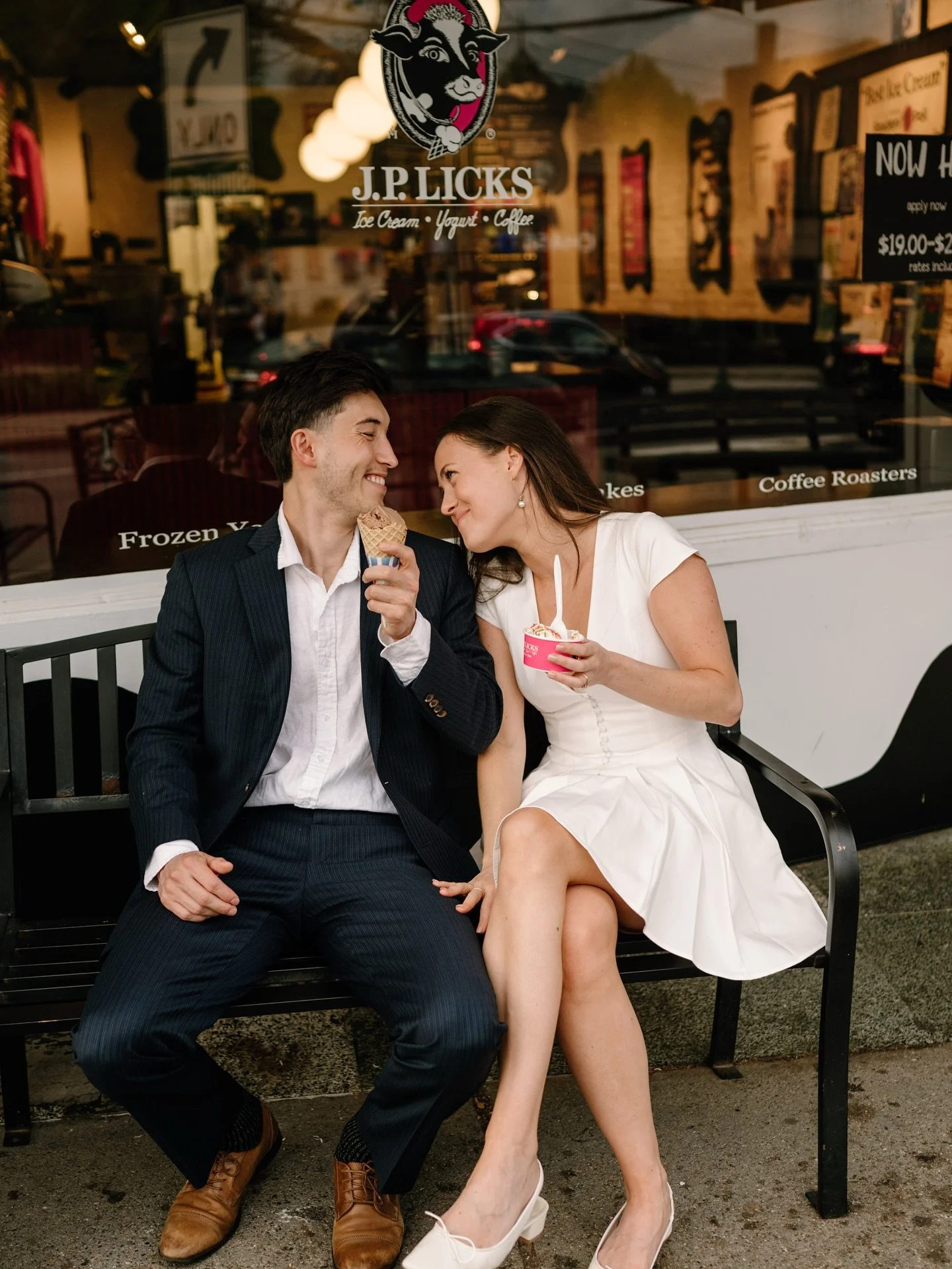 M+M are getting married tomorrow!!! So I figured it’s about time that I share these sweet moments from their engagement session roaming around Newton earlier this spring 💕Cannot wait to celebrate with these two!🥂