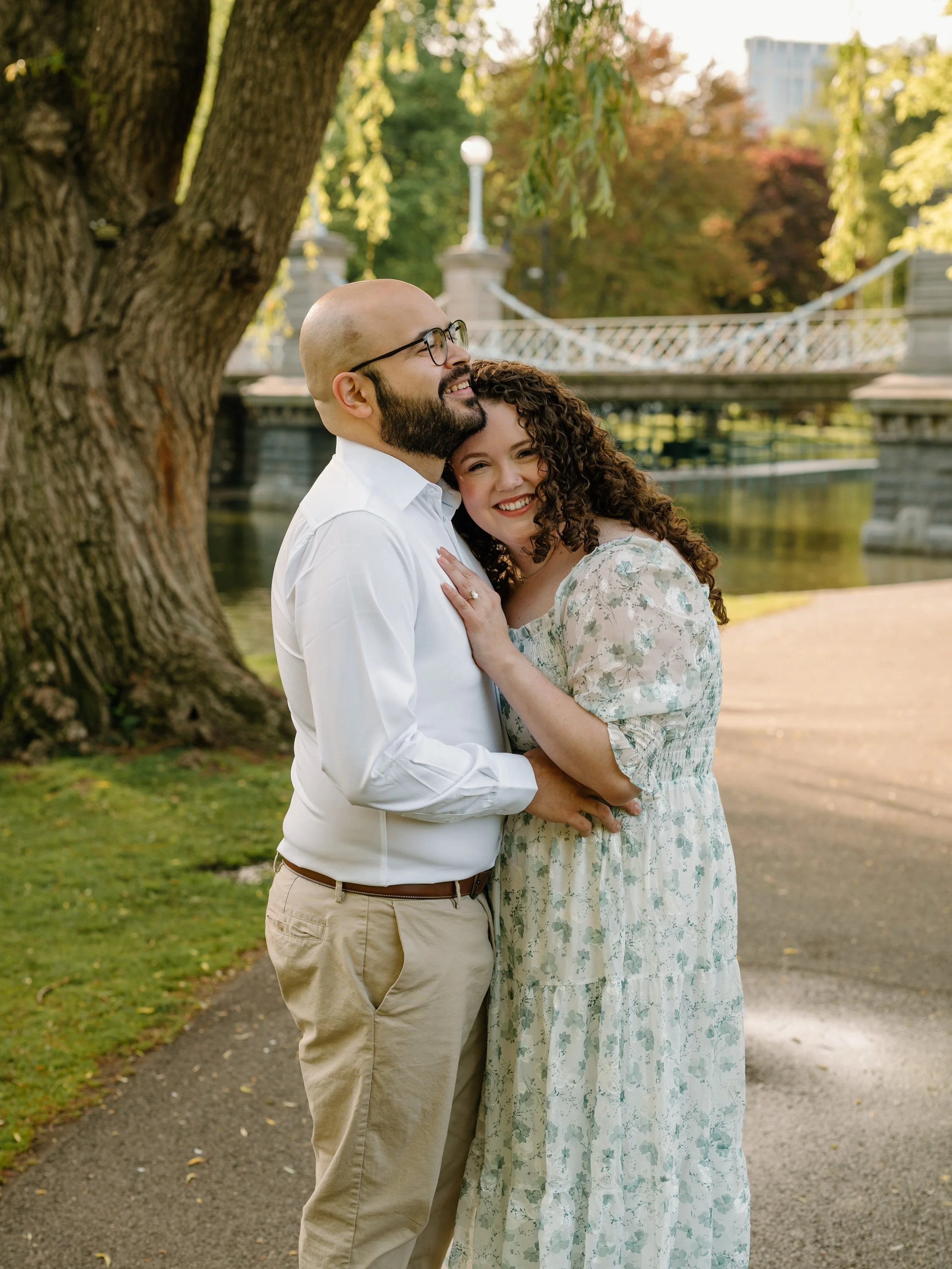 E+H are getting married TOMORROW!! Throwing it back to their engagement session last month where we had the public garden all to ourselves. There&rsquo;s something about a quiet morning in the city with two people this in love. Tomorrow is going to b