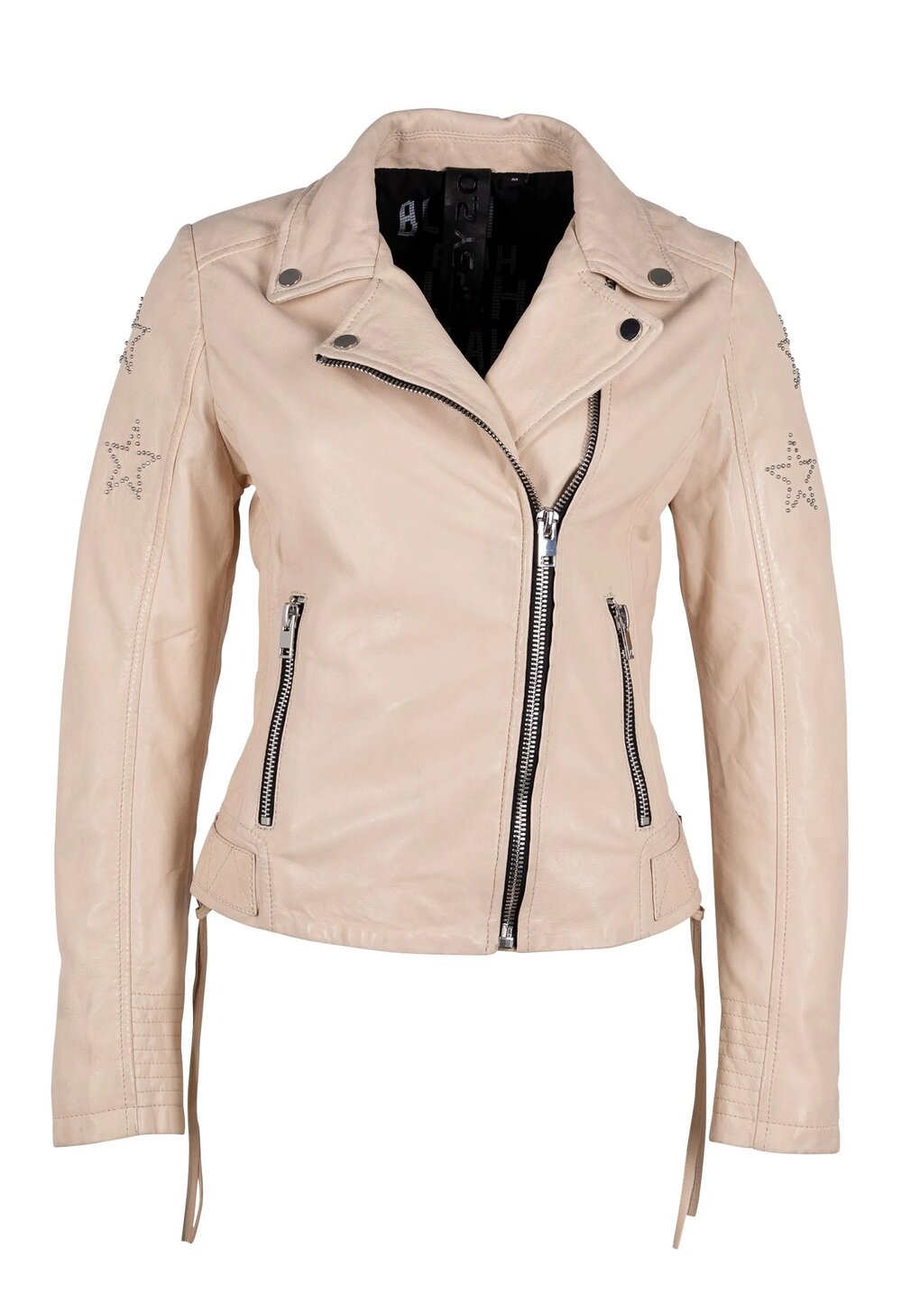 Waynna slim leather jacket — LOVEATFIRSTWEAR