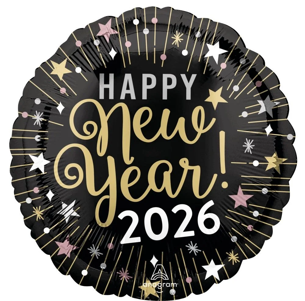 Standard 2026 New Year Celebration Balloon