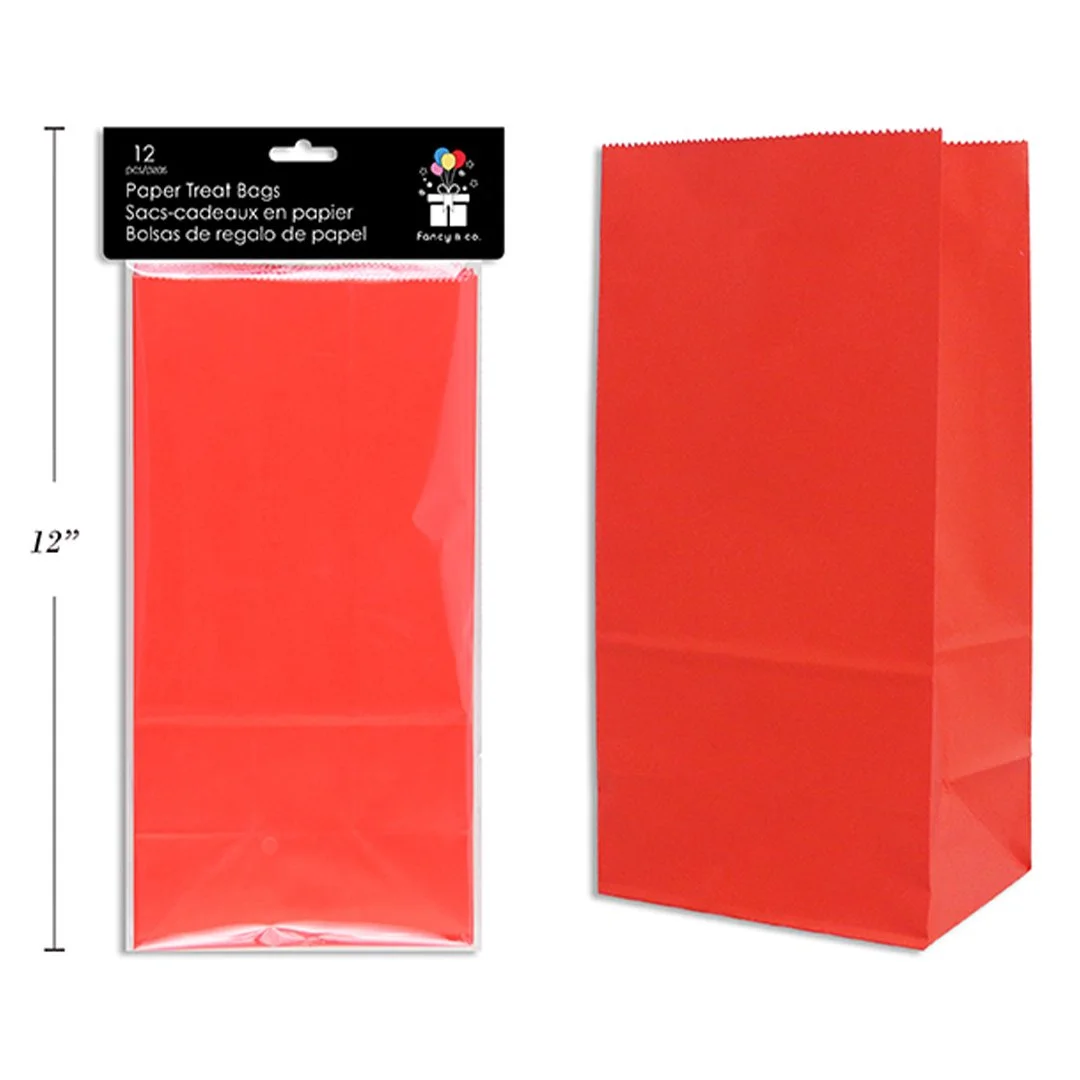 Paper Treat Bags - Ravishing Red