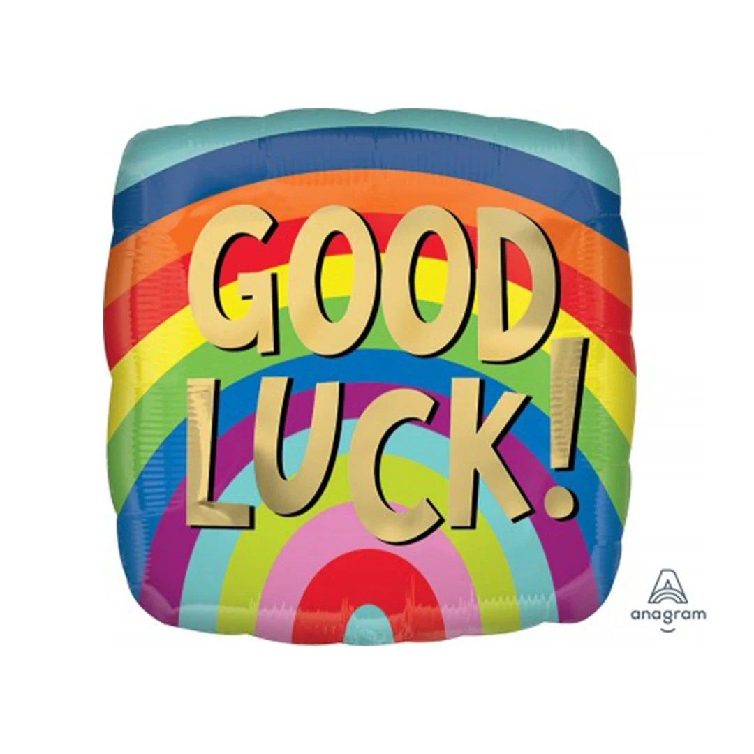 Standard Good Luck Rainbow Stripes