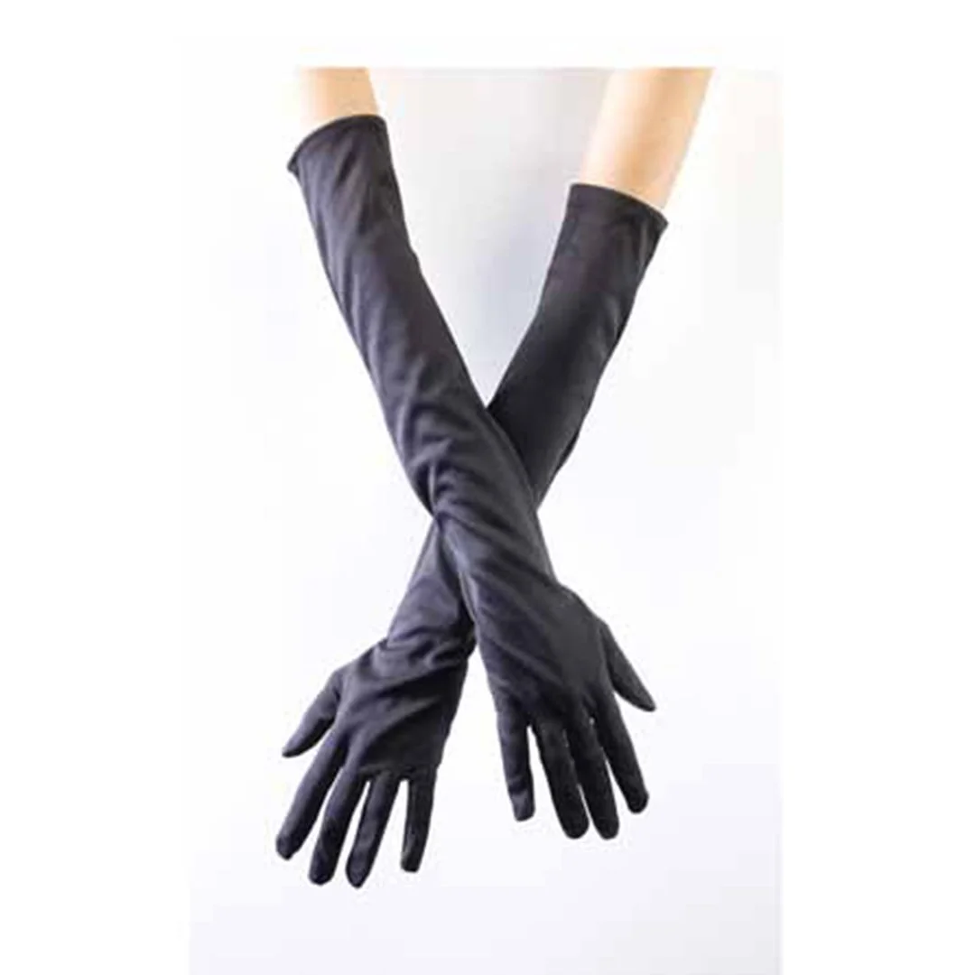 20.5" OPERA GLOVES - BLACK