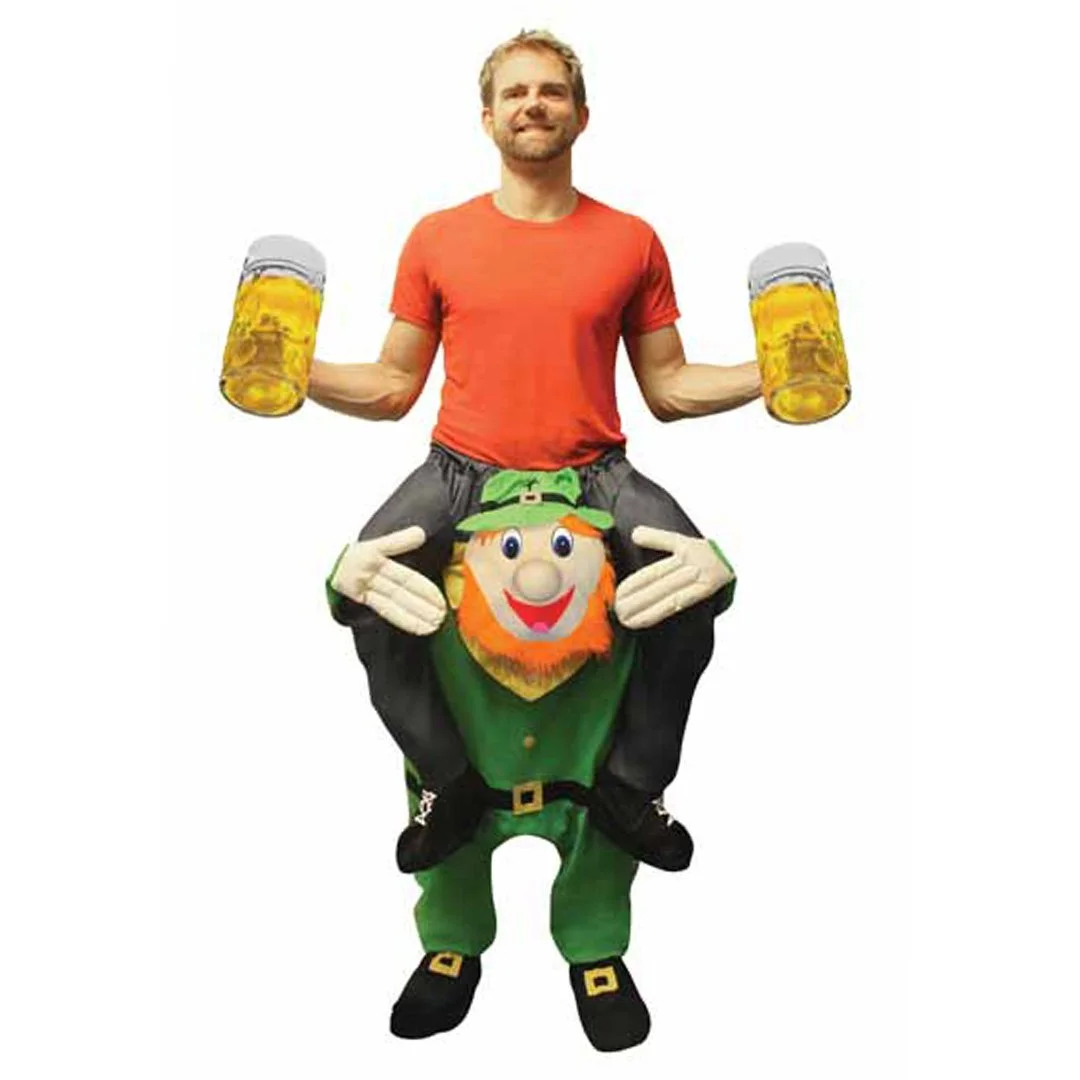 MORPH PIGGYBACK LEPRECHAUN - ADULT COSTUME