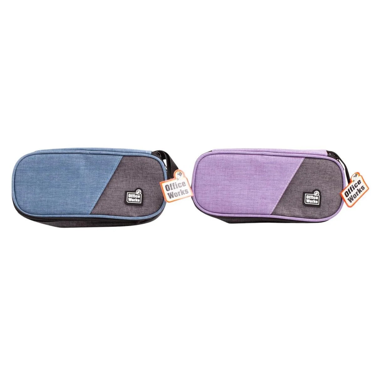 O.WKs. Pencil case 2 colours assorted
