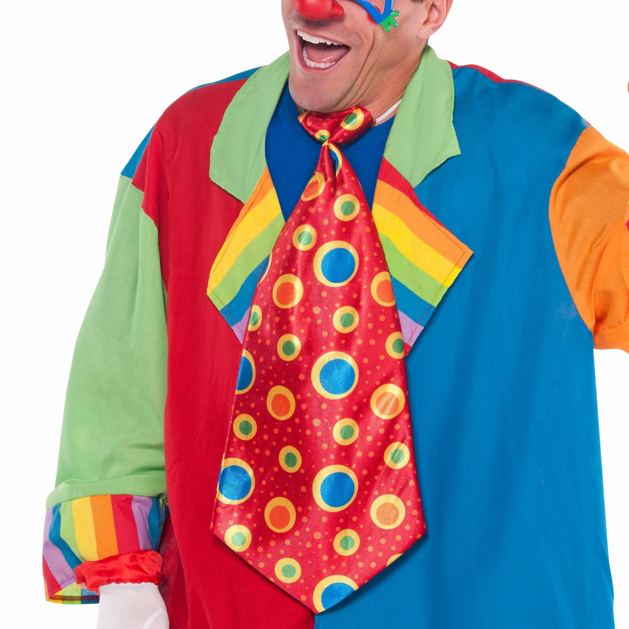 Галстук клоуна. Клоунский Гал. Клоун в оранжевом галстуке. Галстук большой клоунский.