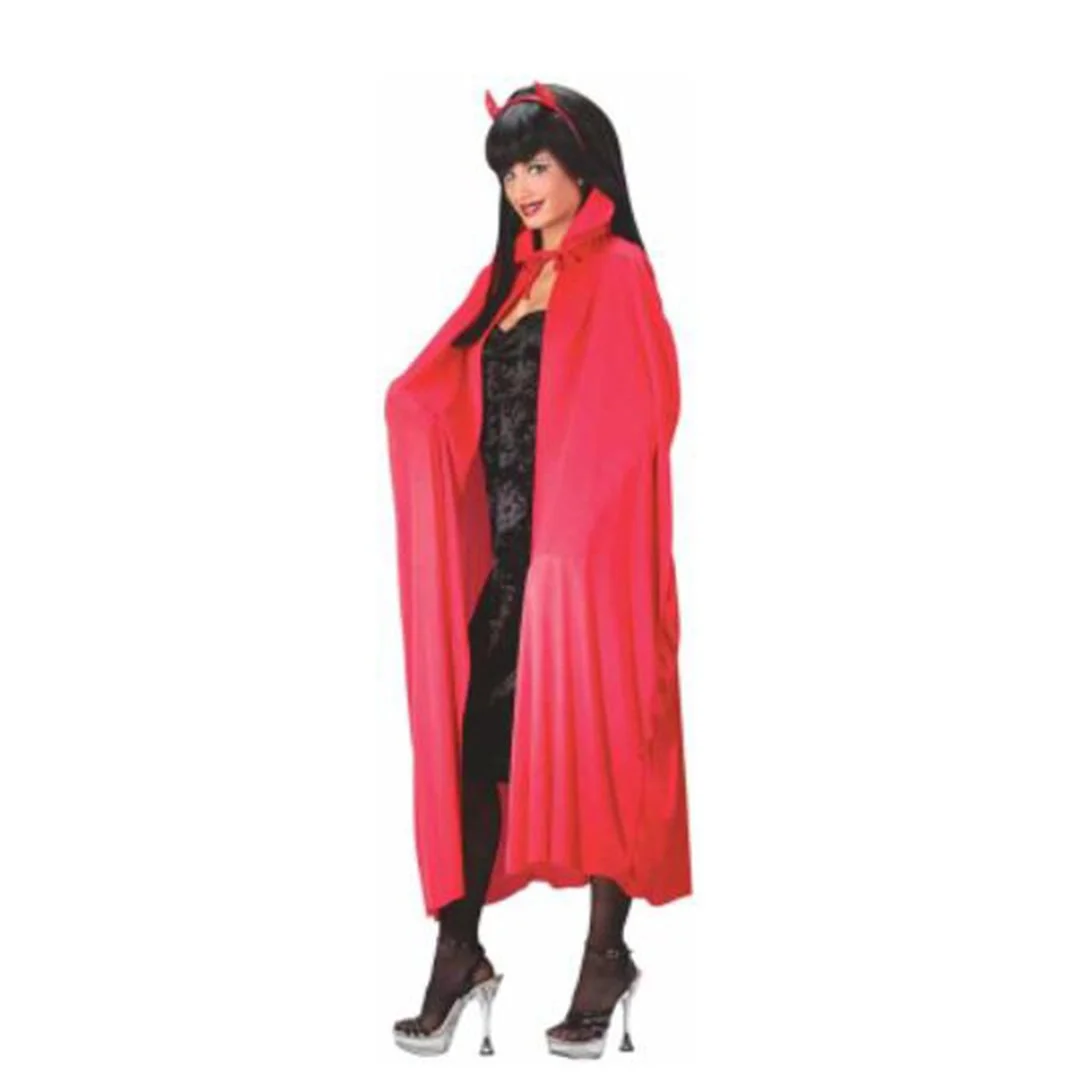45" POLYESTER CAPE RED