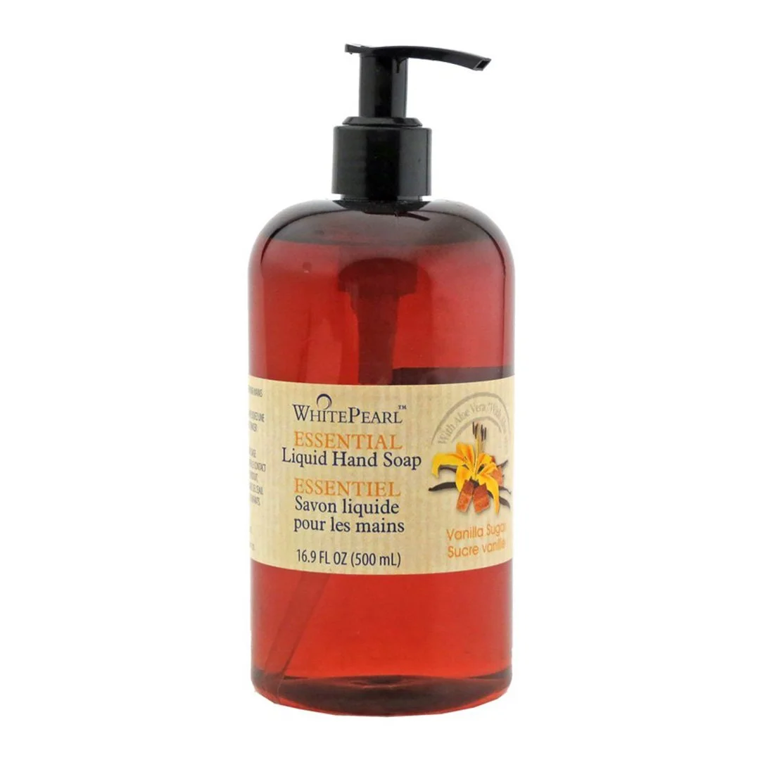 WHITE PEARL ESSENTIAL LIQIUD HAND SOAP VANILLA SUGAR 500 ML