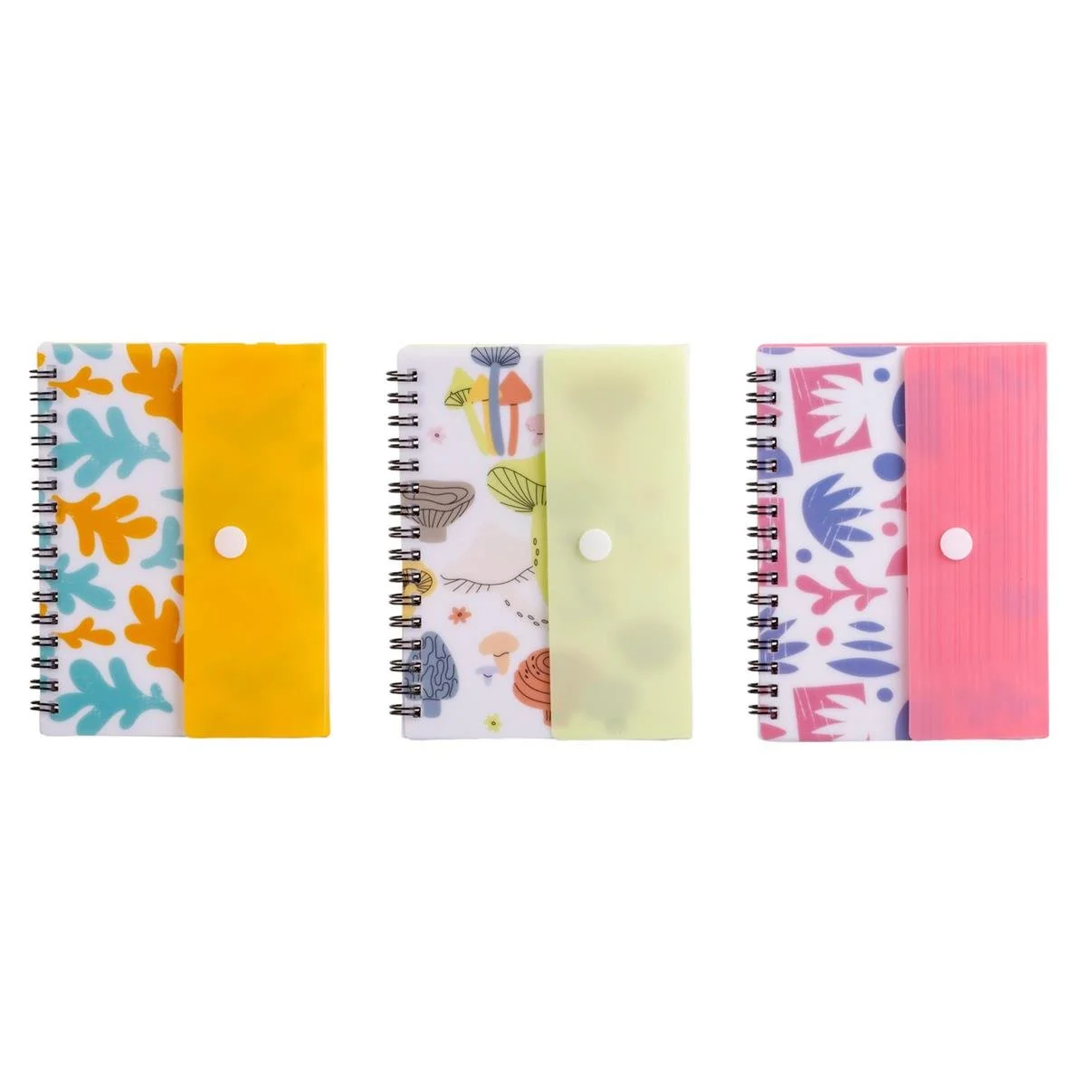 O.WKs 140pg 4.25x6" Ruled Notebook, 3 col., opp bag 140 pages