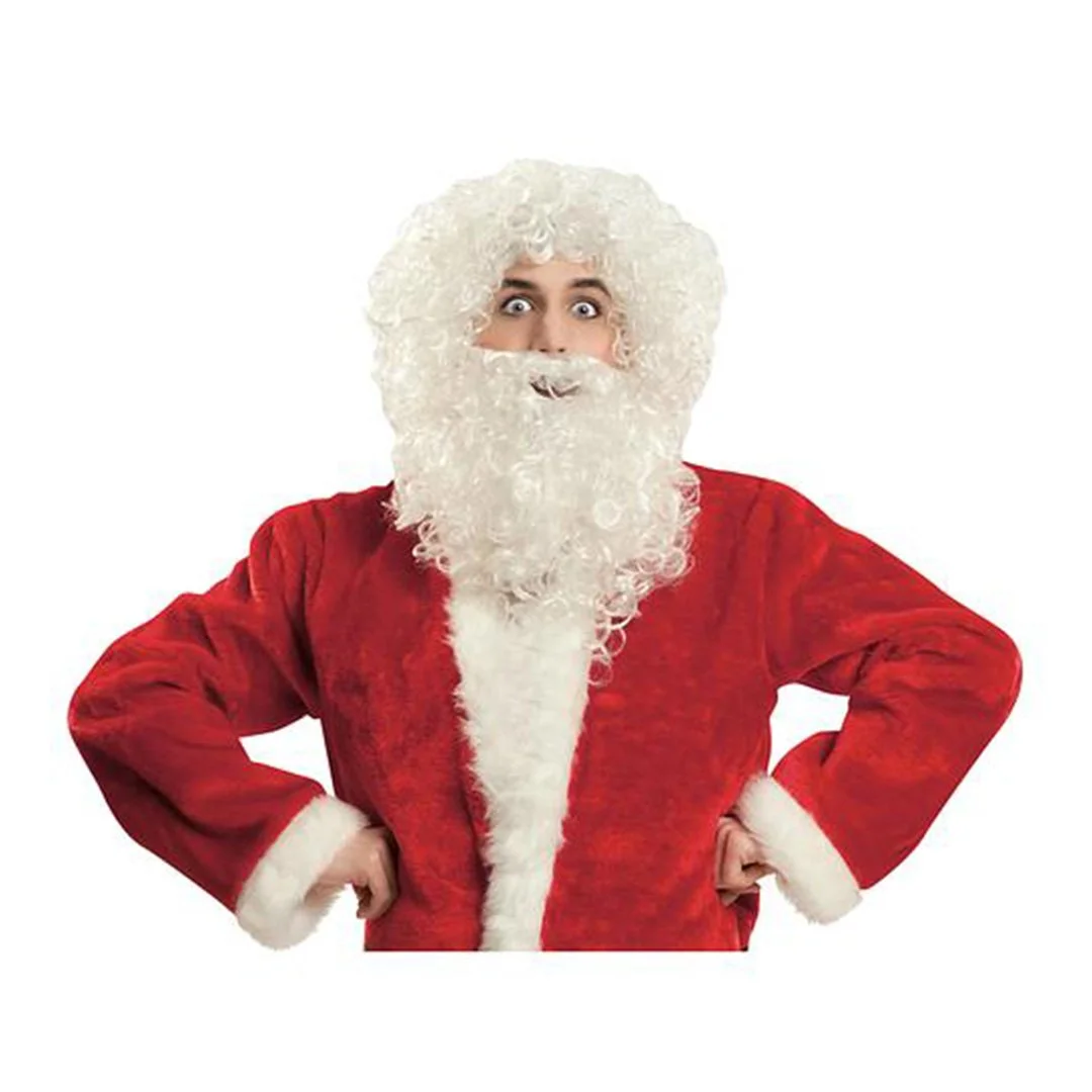 SANTA'S WIG AND BEARD