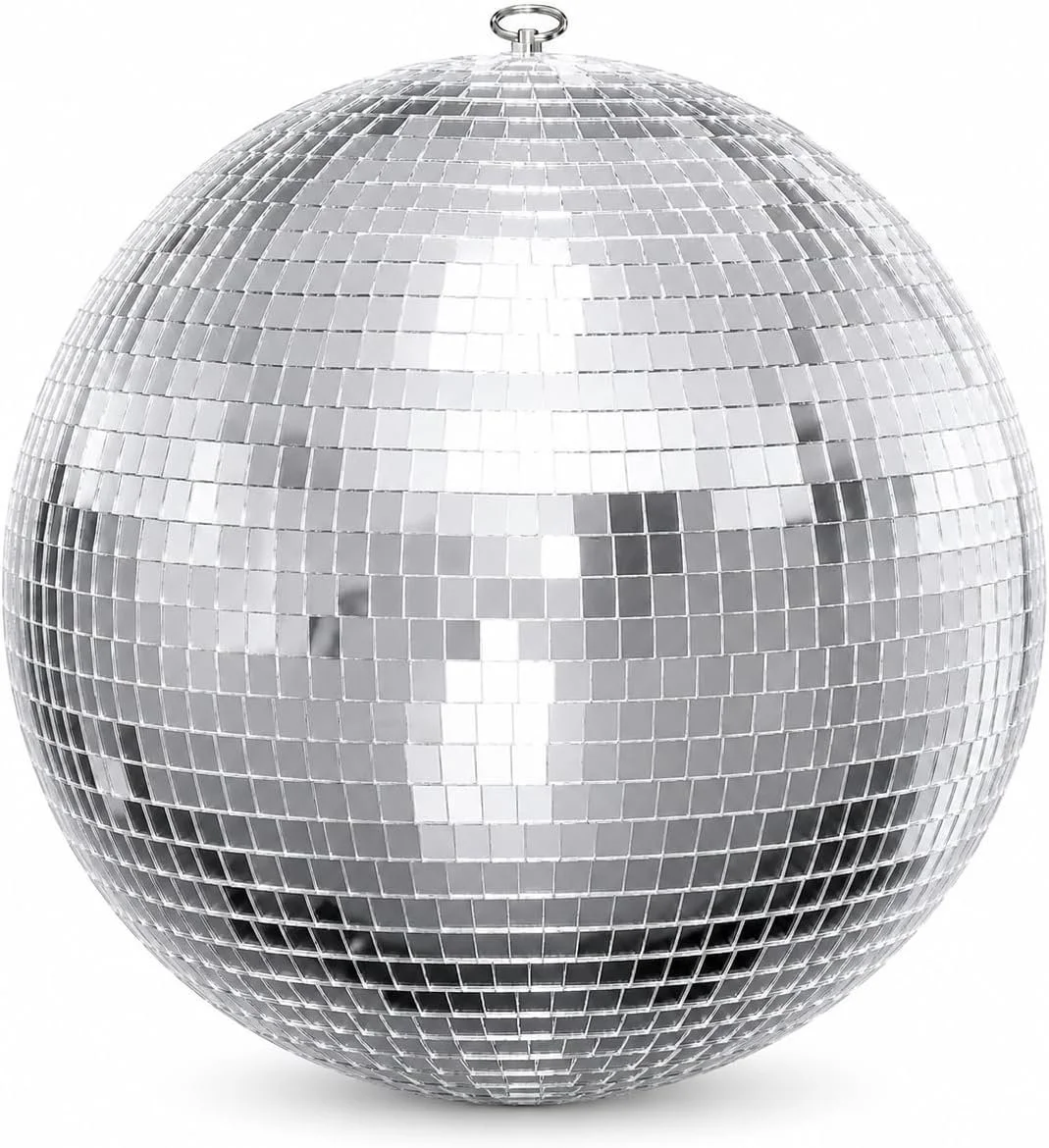 16-Inch Large Glass Disco Ball