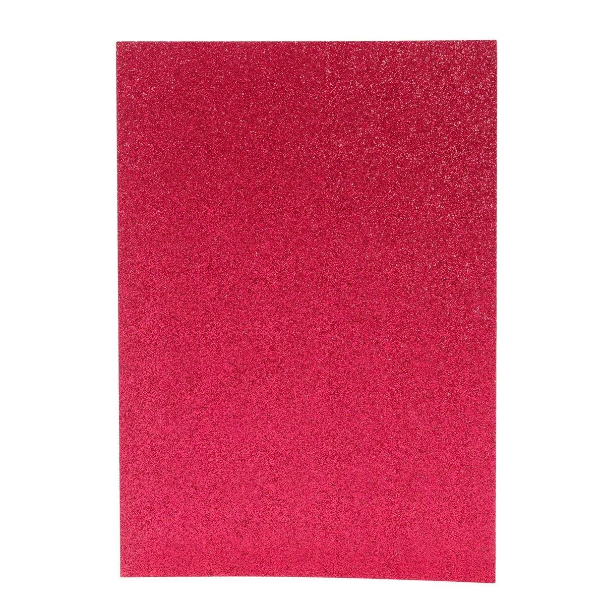 T4C, Glitter Paper, Red, 235g, 11.8" x 8.3"