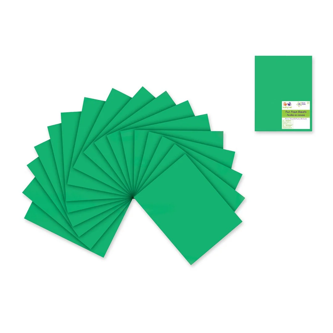 Foam Sheets - Emerald Green