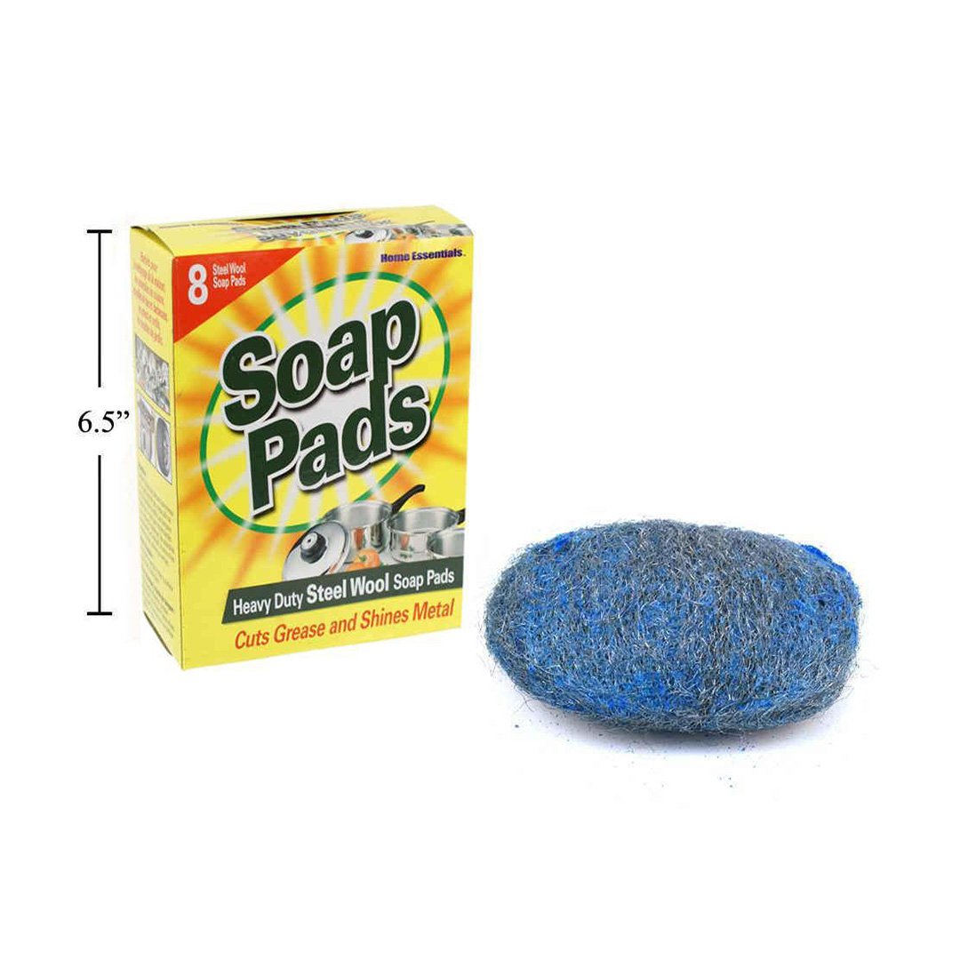 H.E. 8-pc HDSteel Wool Soap Pads