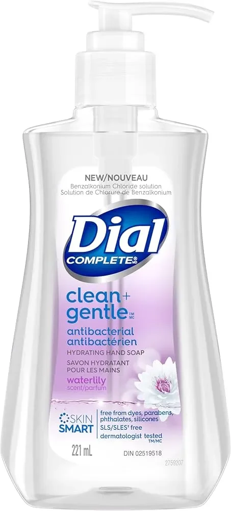 DIAL COMPLETE CLEAN + GENTLE WATERLILY 7.5 FL OZ (221 ML) HANDWASH