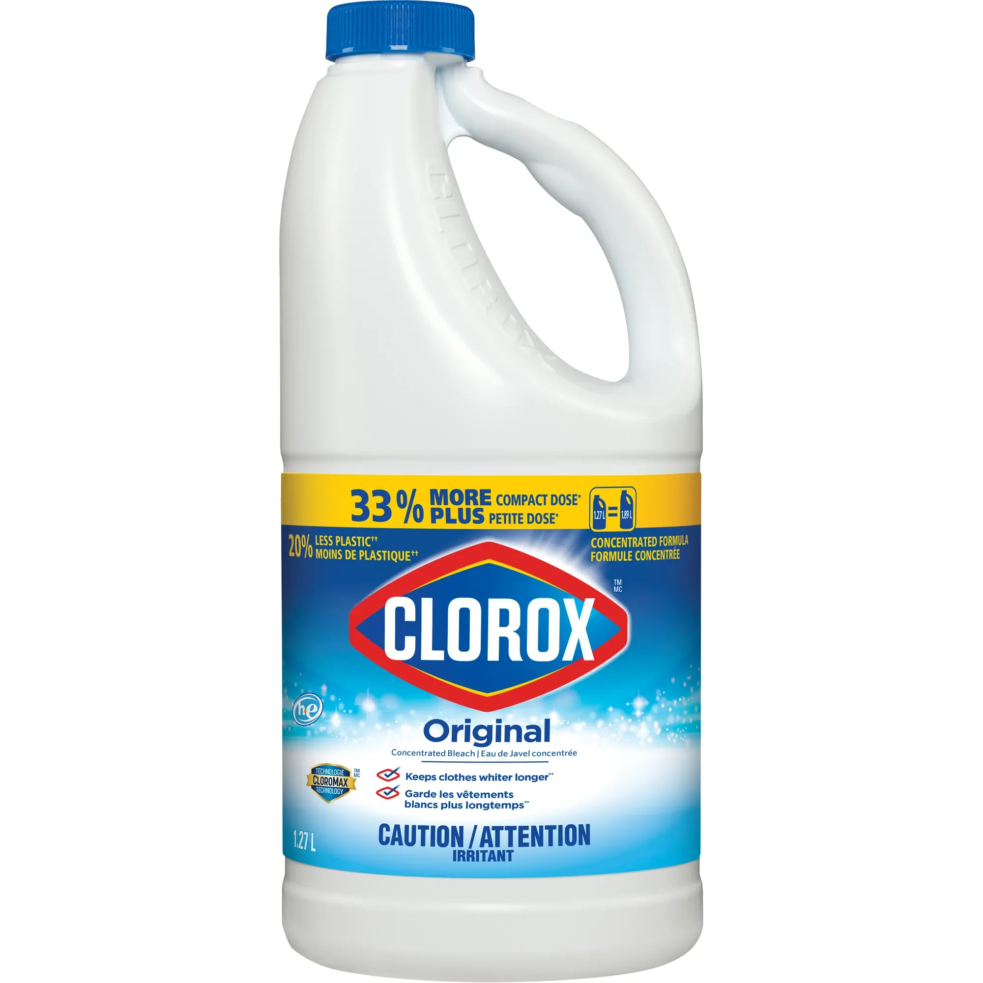 CLOROX ORIGINAL CONCENTRATED BLEACH EN/FR 1.27 L [ 43OZ ]