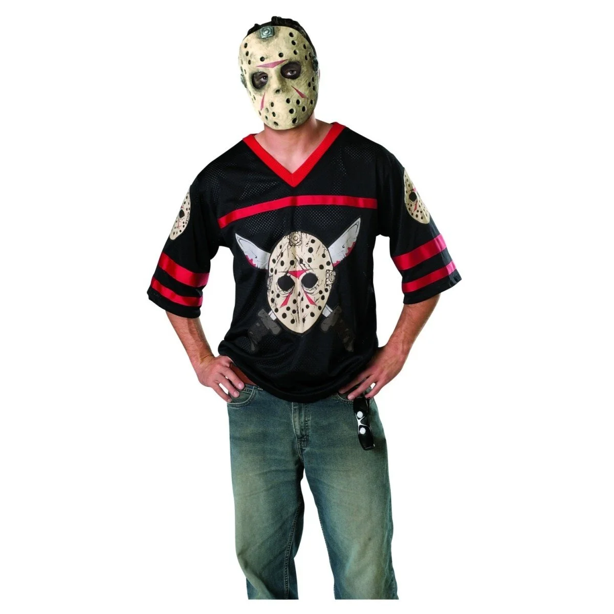 Jason Voorhees Hockey Jersey and Mask