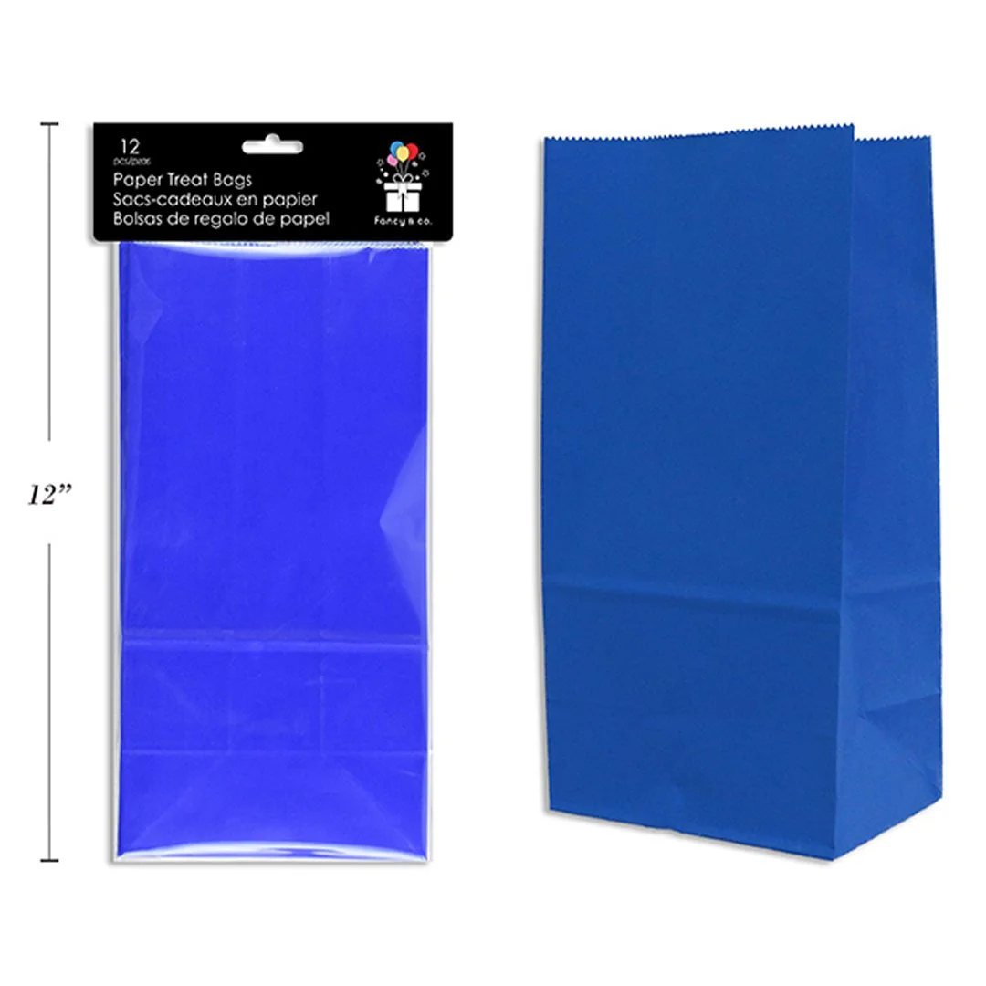 Paper Treat Bags - Royal Blue