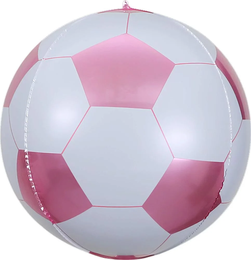 Orb 16" Soccer Ball Pink Balloon