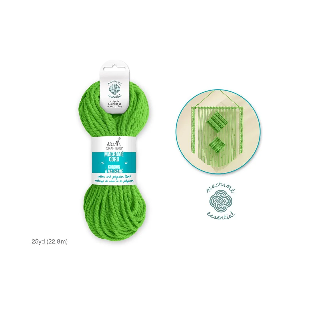 Needlecrafters: Macramé Cord - Mint