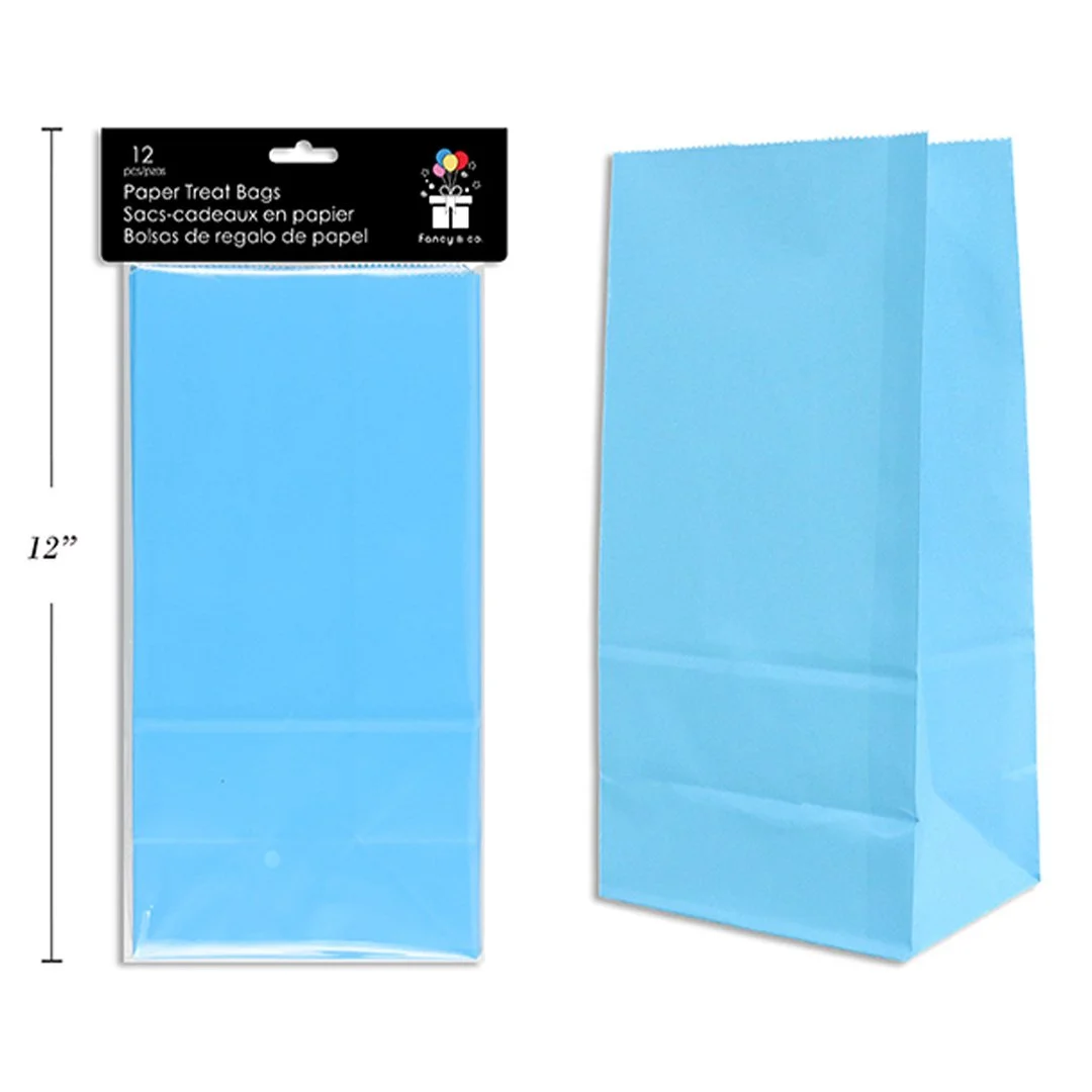 Paper Treat Bags - Powder Blue
