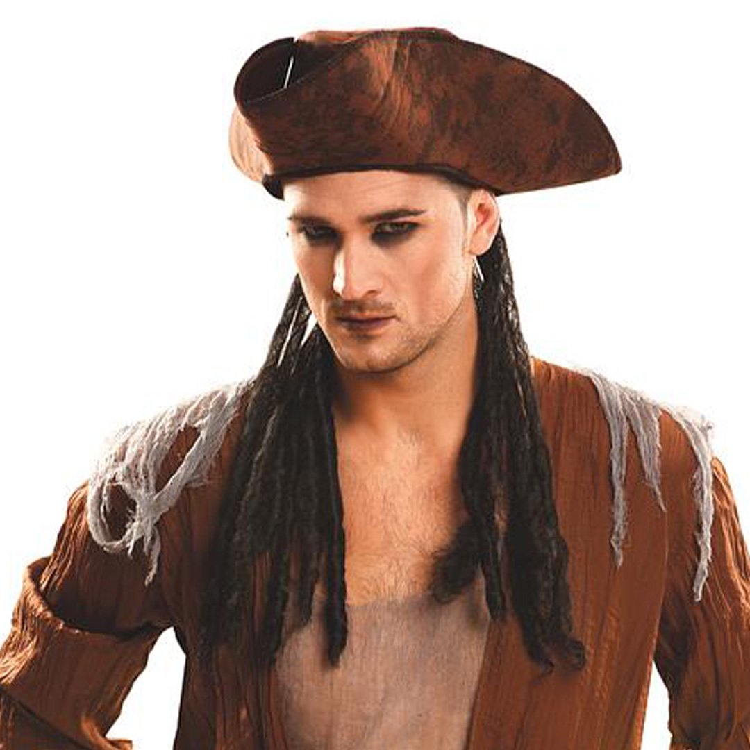 PIRATE HAT with BRAIDS