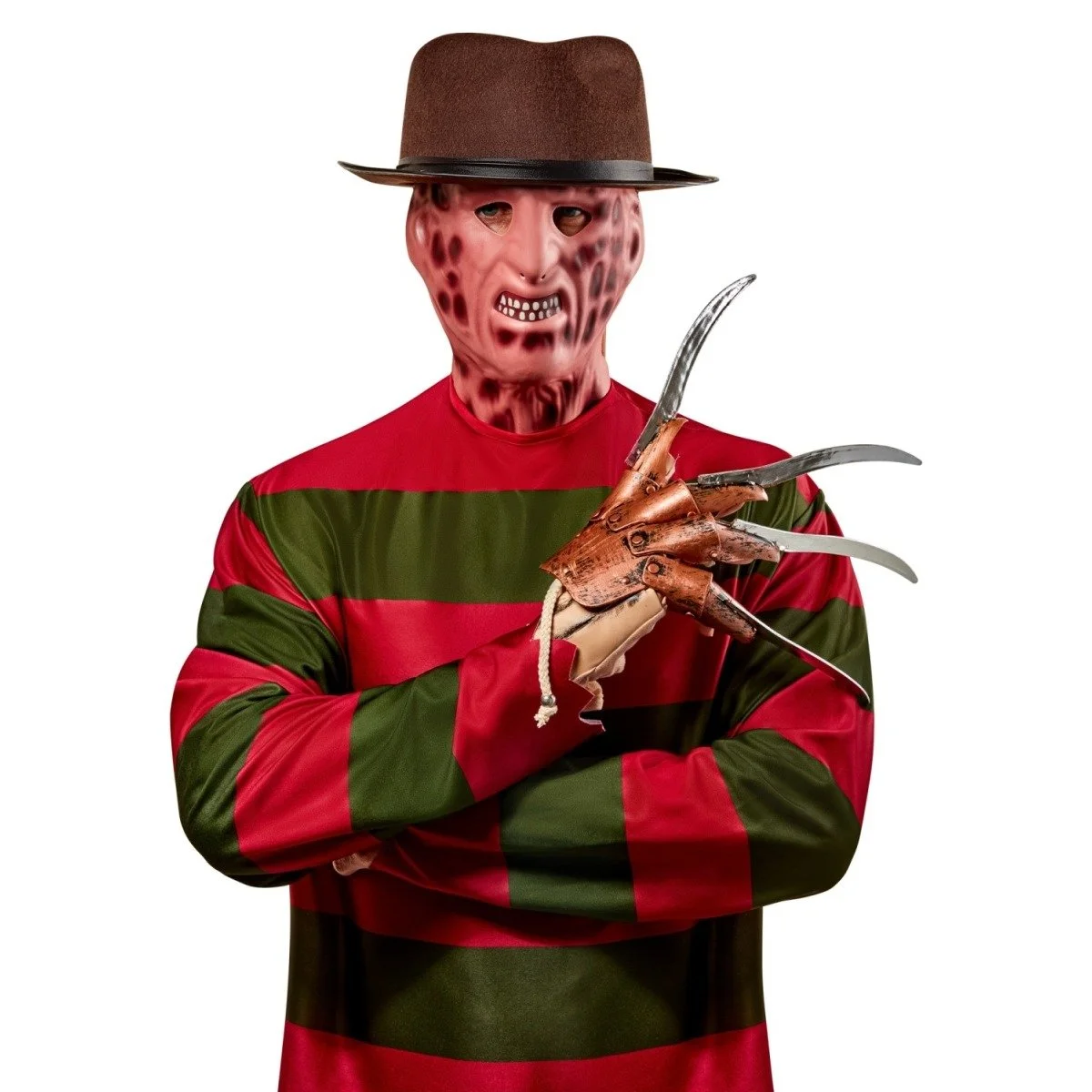 Freddy Krueger Classic Shirt and Mask Set
