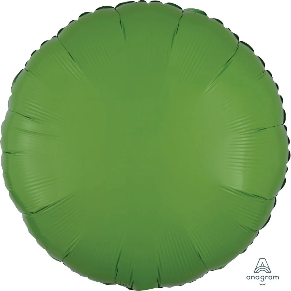 18" Kiwi Green Circle Balloon
