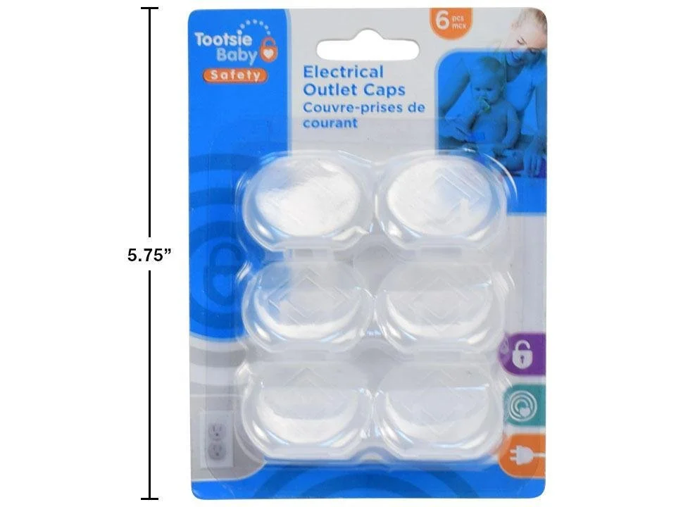 Tootsie Baby, 6-pc Electrical Outlet Caps