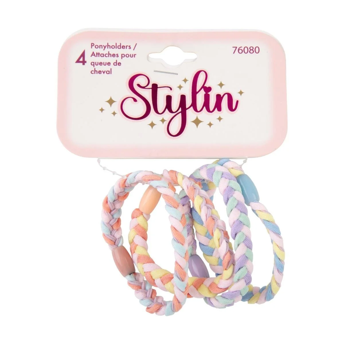 Stylin G. 4-pc Braided Ponyholders