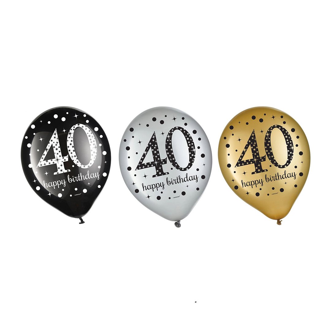 Sparkling Celebration 40 Latex Balloons