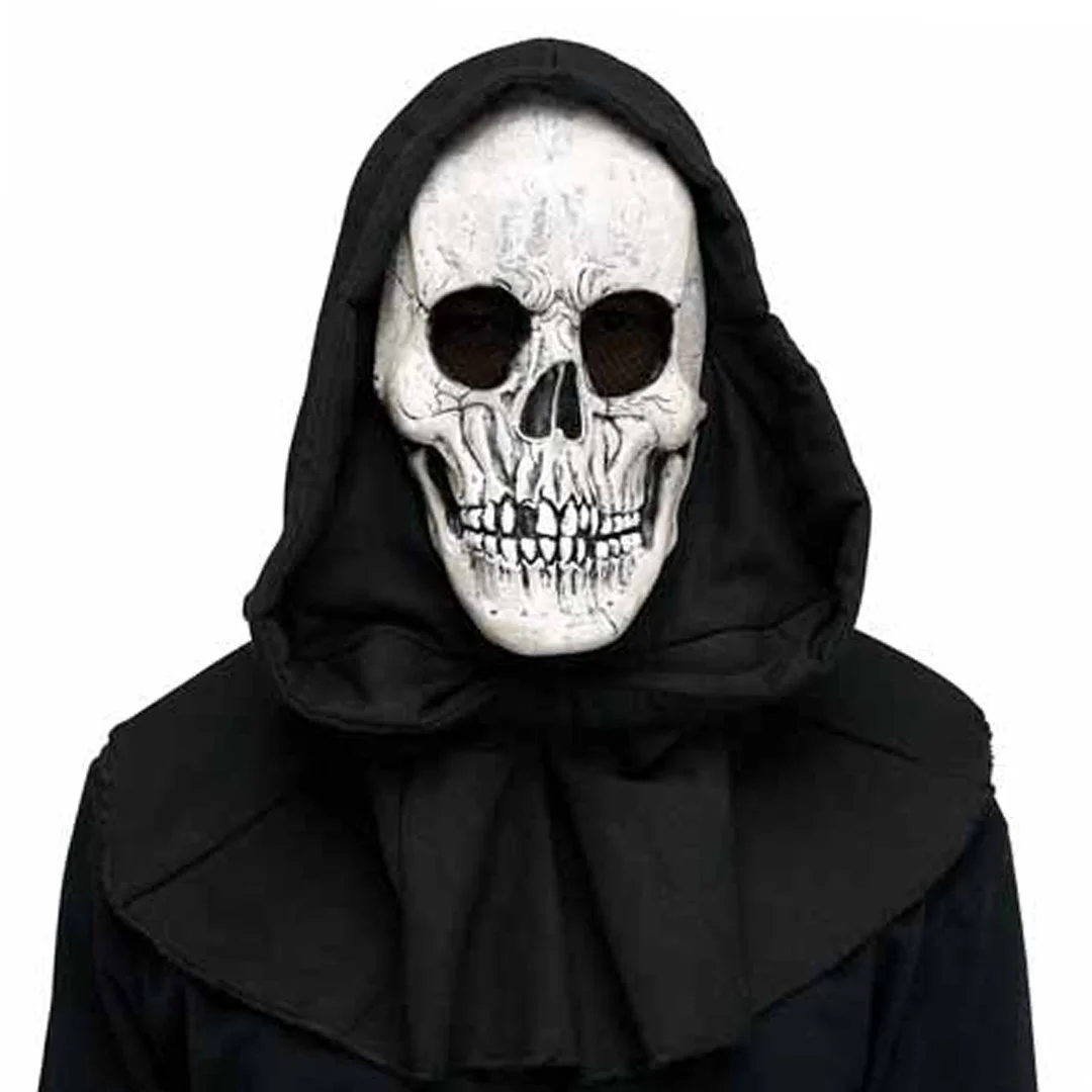 HORROR MASK with SHROUD REAPER HORROR
