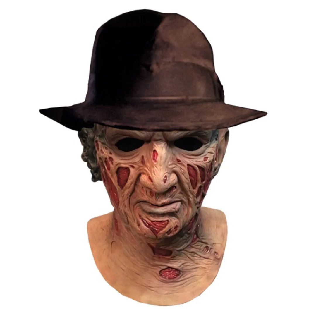 NIGHT ON ELM STREET FREDDY MASK with FEDORA