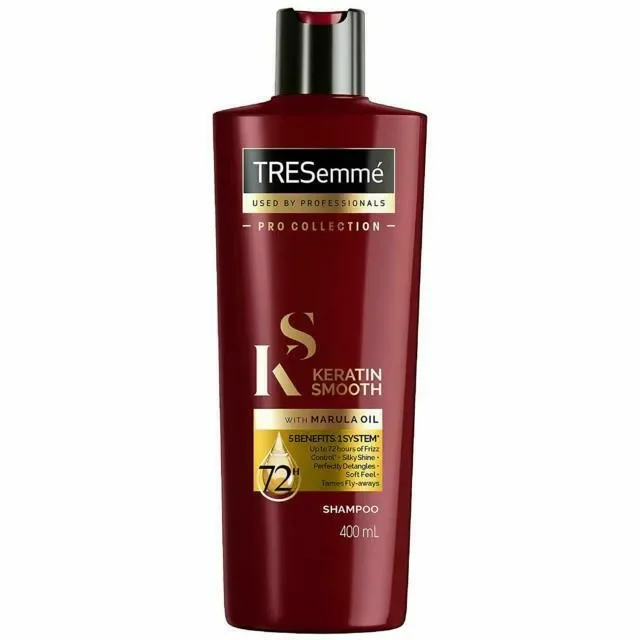 TRESEMME SMOOTH + KERATIN WITH MARULA OIL 400 ML SHAMPOO