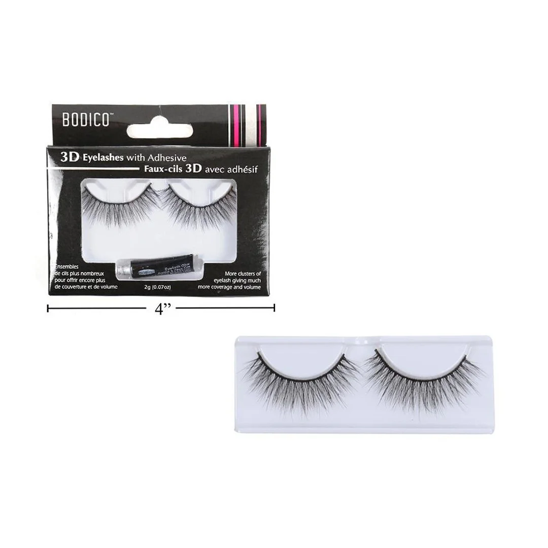 Bodico 3D Barbie Eyelashes, with adhesive