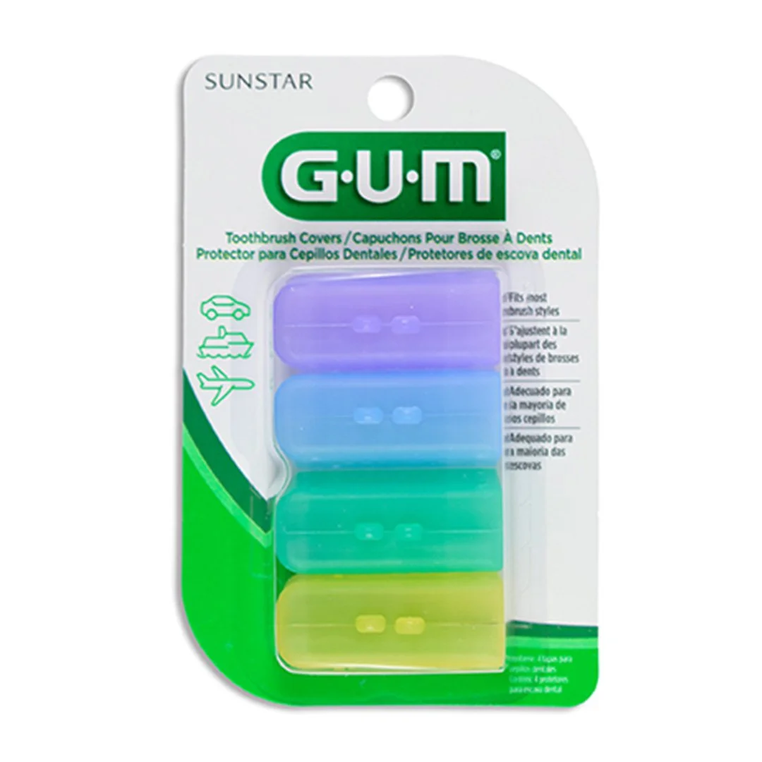 GUM Protect Toothbrush Covers - 4pk