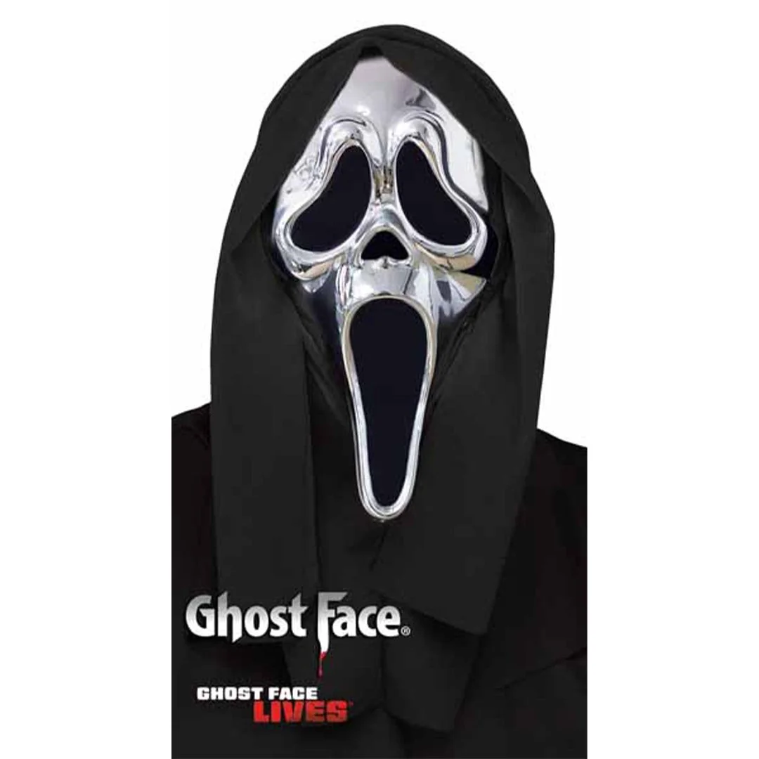 GHOSTFACE CHROME - ADULT MASK
