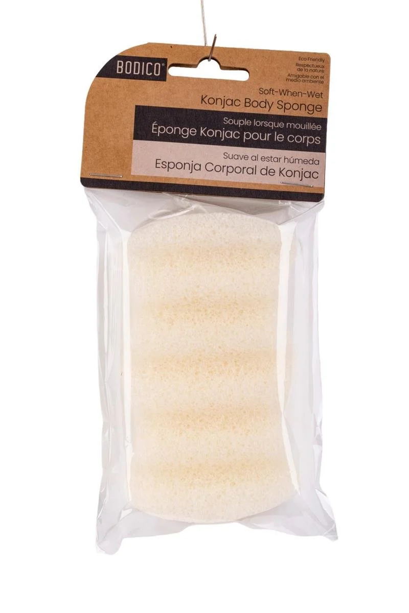 Bodico, Konjac Body Sponge ,soft-when-wet