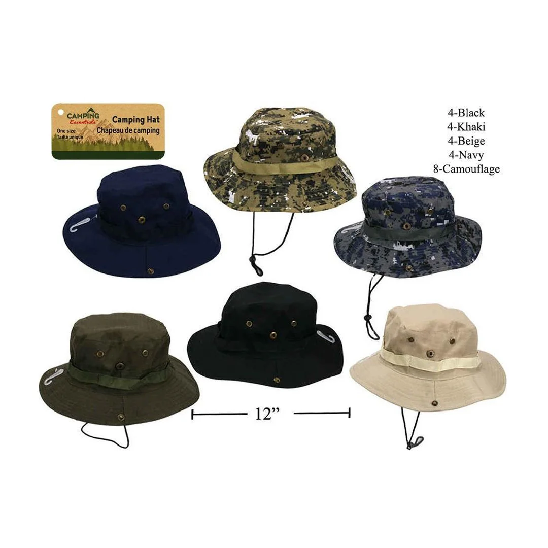 Camping Camouflage Pattern/Solid Hat