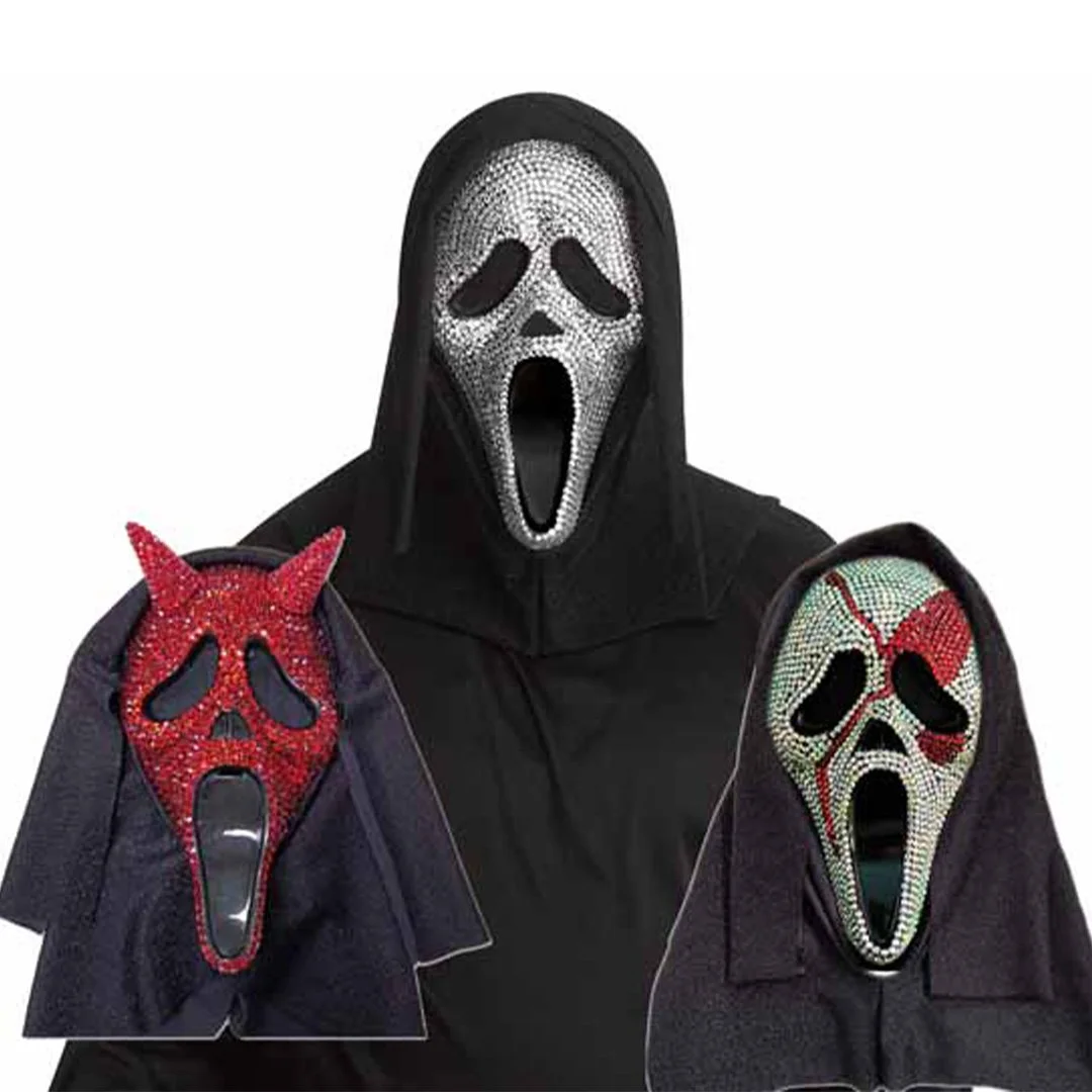 GHOST FACE BLING MASK