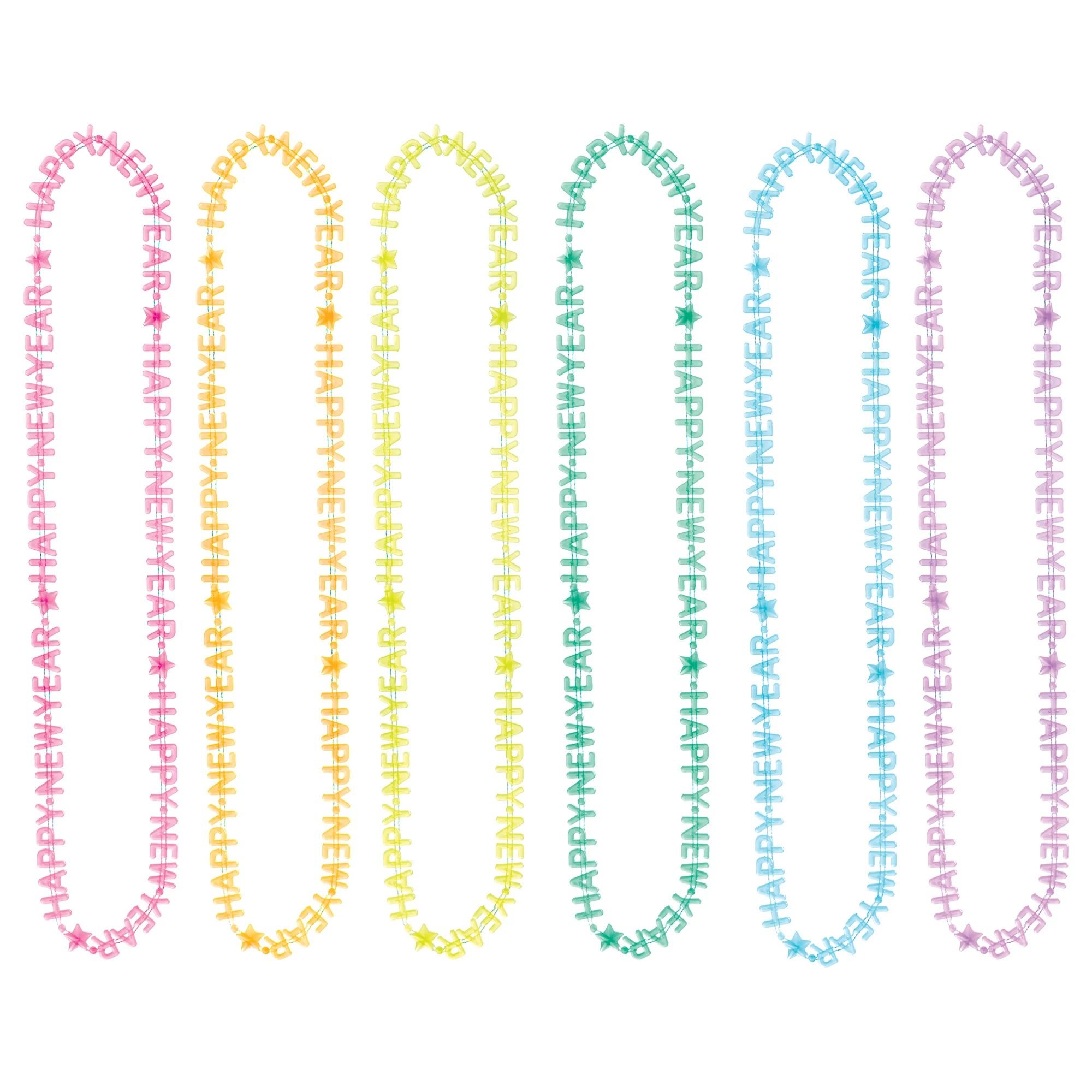 Happy New Year Glow Necklaces