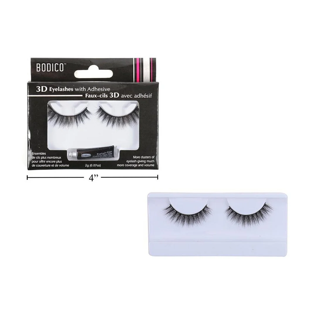 Bodico 3D Fairy Eyelashes with adhesive